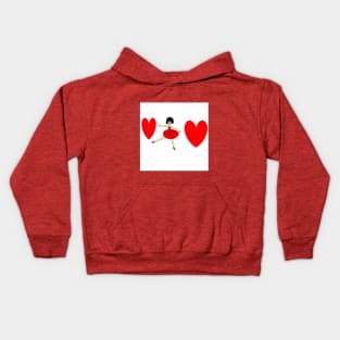 a ballerina Kids Hoodie